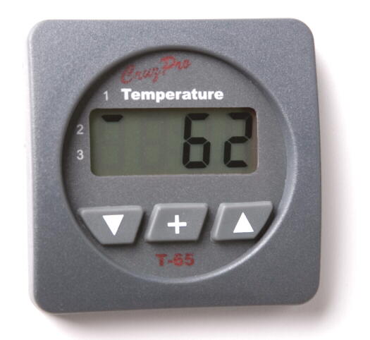 T65 Three Zone Temperature gauge